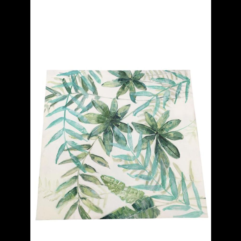 Courtside Market Green Garden I 16x16 Canvas Wall Art